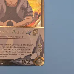 Naruto CCG: Shikamaru Nara #015- Super Rare 1st Edition Foil Card - Image 4