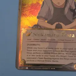 Naruto CCG: Shikamaru Nara #015- Super Rare 1st Edition Foil Card - Image 5