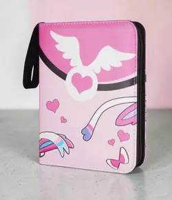 NWT~ Trading Cards Binder 480 Cards Inspired Sylveon Pokemon TCG holder Pink - Image 1