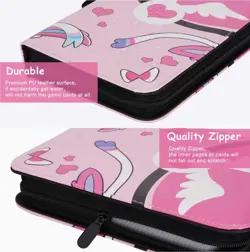 NWT~ Trading Cards Binder 480 Cards Inspired Sylveon Pokemon TCG holder Pink - Image 3