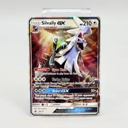 Silvally GX 90/111 S&M Crimson Invasion Holo Ultra Rare Pokemon Card LP+ - Image 1