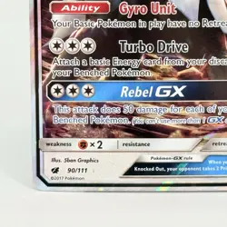 Silvally GX 90/111 S&M Crimson Invasion Holo Ultra Rare Pokemon Card LP+ - Image 5