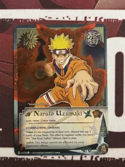 Naruto Uzumaki Super Rare us122 Naruto CCG PROMO CARD - Image 1