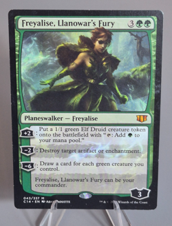 Magic The Gathering MTG Freyalise Llanowar's Fury Card 043/337 Regular Mythic - Image 1