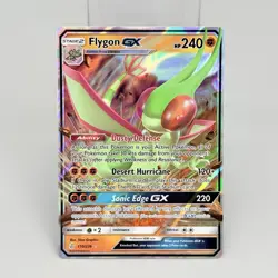 Flygon GX 110/236 Ultra Rare Cosmic Eclipse Pokemon Card NM - Image 1