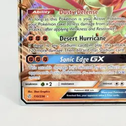 Flygon GX 110/236 Ultra Rare Cosmic Eclipse Pokemon Card NM - Image 5