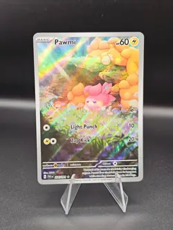 ⚡ Pawmi 226/091 Illustration Rare SV: Paldean Fates Pokemon TCG Card NM - Image 1