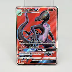 Salazzle GX Sun & Moon Burning Shadows 132/147 2017 Pokemon Card LP+ - Image 1