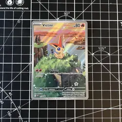 Pokemon TCG Victini Full Art Holo Black Star Promo Card 208 NM Condition - Image 1