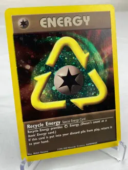 Recycle Energy WotC 2002 League Promo Holo Pokemon Card - Moderately Played - Image 2