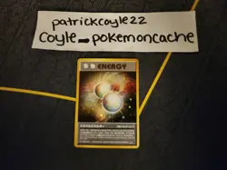 Miracle Energy Holo Rare WITH SWIRL Japanese Card Neo Destiny NM front/LP back - Image 2