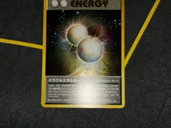 Miracle Energy Holo Rare WITH SWIRL Japanese Card Neo Destiny NM front/LP back - Image 4