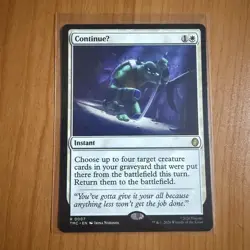 Continue! - TMNT - Teenage Mutant Ninja Turtles MTG Magic The Gathering Continue - Image 1