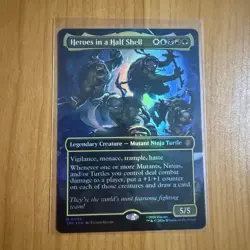 Heroes In A Half Shell (FOIL) TMNT Teenage Mutant Ninja Turtles MTG Magic - Image 1