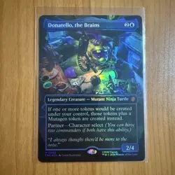 Donatello The Brains (FOIL) TMNT Teenage Mutant Ninja Turtles MTG Magic - Image 1