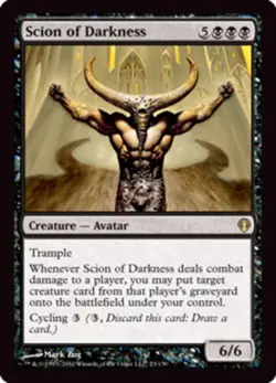 1x Scion of Darkness NM-Mint, English Archenemy MTG Magic - Image 1