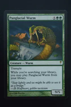 Magic The Gathering MTG PANGLACIAL WURM Coldsnap LP Lightly Played - Image 1