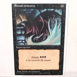 DARK RITUAL (PORTUGUESE) --- MTG -- 4th. Edition Foreign --- NM - Image 1