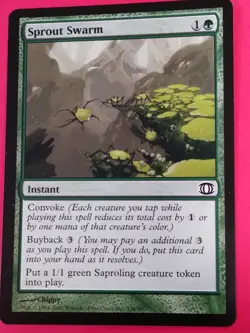 Magic The Gathering 1x SPROUT SWARM - Morningtide Green Common NMint MTG - Image 1