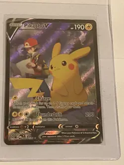 PIKACHU V Pokemon Lost Origin TG16/TG30 Trainer Gallery - Image 1