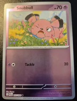 Snubbull 037/094 Reverse Holo Common Phantasmal Flames Pokemon TCG - Image 1