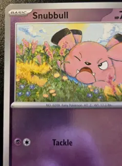 Snubbull 037/094 Reverse Holo Common Phantasmal Flames Pokemon TCG - Image 2