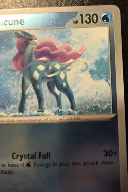 Suicune 026/094 Reverse Holo Rare Phantasmal Flames Pokemon TCG - Image 3