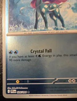 Suicune 026/094 Reverse Holo Rare Phantasmal Flames Pokemon TCG - Image 4