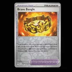 Pokemon TCG Brave Bangle 080/086 White Flare Reverse Holo Uncommon Card 2025 NM - Image 1