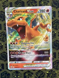 Pokemon TCG Charizard VSTAR Brilliant Stars 018/172 Holo Ultra Rare - Image 1