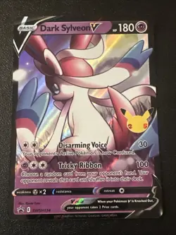 Dark Sylveon V ⭐ SWSH134 Holo Promo SWSH Black Star Pokemon NM - Image 1