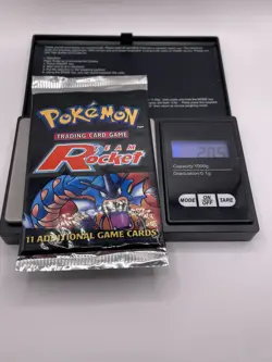 Pokemon Team Rocket Unlimited Booster Pack Sealed Gyrados Art WOTC 20.5g-HEAVY - Image 1