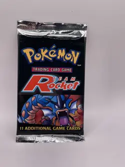 Pokemon Team Rocket Unlimited Booster Pack Sealed Gyrados Art WOTC 20.5g-HEAVY - Image 2