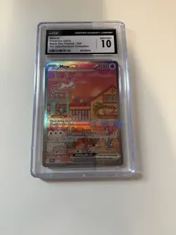 CGC Gem Mint 10 Mew ex 053 Black Star Promo 151 Pokemon TCG 2023 Full Art Holo - Image 1