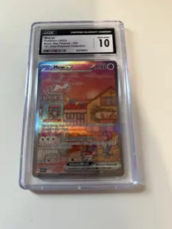 CGC Gem Mint 10 Mew ex 053 Black Star Promo 151 Pokemon TCG 2023 Full Art Holo - Image 3
