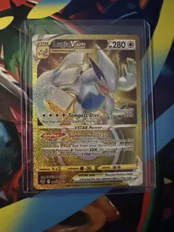 Lugia VSTAR 211/195 Silver Tempest Gold Secret Rare Full Art Pokemon TCG MINT - Image 1