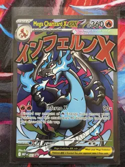 Pokemon TCG Mega Charizard EX Black Star Promo 023 NM Near Mint English - Image 1