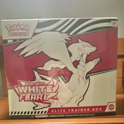 Pokemon Scarlet & Violet White Flare Elite Trainer Box Booster Promo Card 2025 - Image 1
