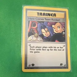 Pokemon Here Comes Team Rocket! Rare Trainer 71/82 Team Rocket Regular Unlimited - Image 1