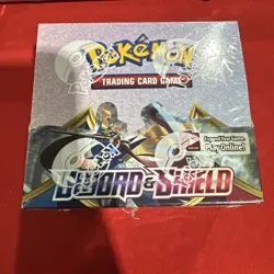Pokemon TCG - Sword And Shield Base Set Booster Box - Factory Sealed w case - Image 1