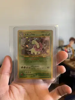 Pokemon TCG Japanese Meganium No. 154 Neo Premium File 1 Holofoil MP - Image 1