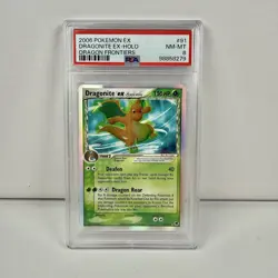 2006 Pokemon Dragonite ex Holo #91 PSA 8 NM-MT | Dragon Frontiers Delta Species - Image 2