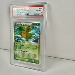 2006 Pokemon Dragonite ex Holo #91 PSA 8 NM-MT | Dragon Frontiers Delta Species - Image 3