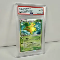 2006 Pokemon Dragonite ex Holo #91 PSA 8 NM-MT | Dragon Frontiers Delta Species - Image 4