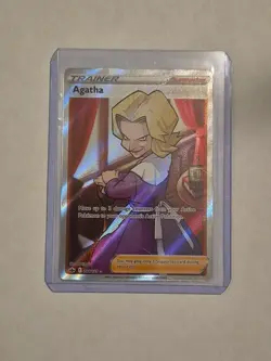 Agatha Trainer 186/198 Full Art Ultra Rare Pokemon 2021 Chilling Reign NM/Mint - Image 1