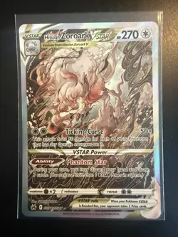 Pokemon Hisuian Zoroark VSTAR GG56/GG70 Crown Zenith Ultra Rare Holo NM - Image 1