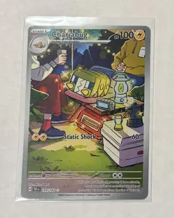 Pokemon Card Charjabug 169/162 Temporal Forces Holo Illustration Rare NM - Image 1