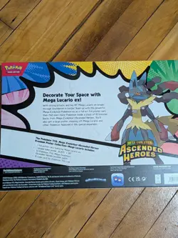 Pokemon TCG: Ascended Heroes Premium Poster Collection Mega Lucario Sealed Box - Image 2