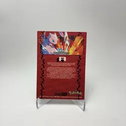 Pokemon Team Rocket The Hunting Mewtwo #151 Mew Silver Holo Foil - Image 2
