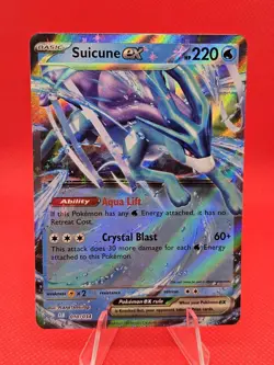 2023 Pokemon TCG Classic Blastoise Deck (CLB) Holo ex Suicune #010 02l5 - Image 1